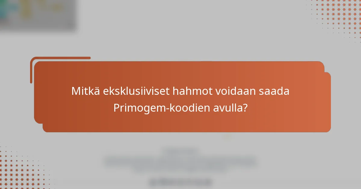 Mitkä eksklusiiviset hahmot voidaan saada Primogem-koodien avulla?